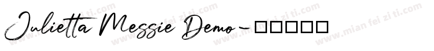 Julietta Messie Demo字体转换